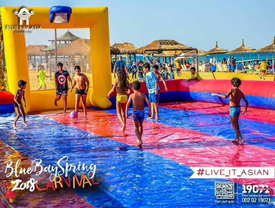 Blue Bay Marseille Chalet: Family-friendly Pool View Apartment Ain Sukhna